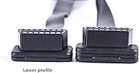Vista 5 de Cable de diagnóstico de extensión de cinta OBD 2 OBD ii de perfil bajo macho a hembra 16 pines completamente conectado para lector de código