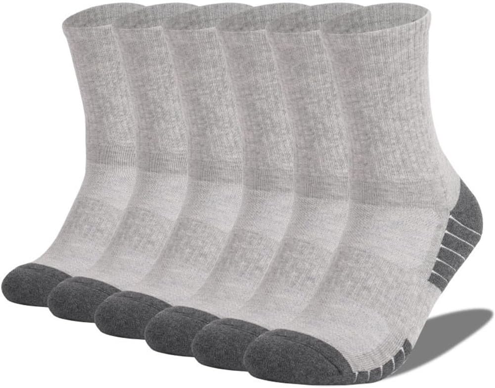 FTPZTINX] アウトドア用ミドル丈スポーツソックス、厚手のタオル底