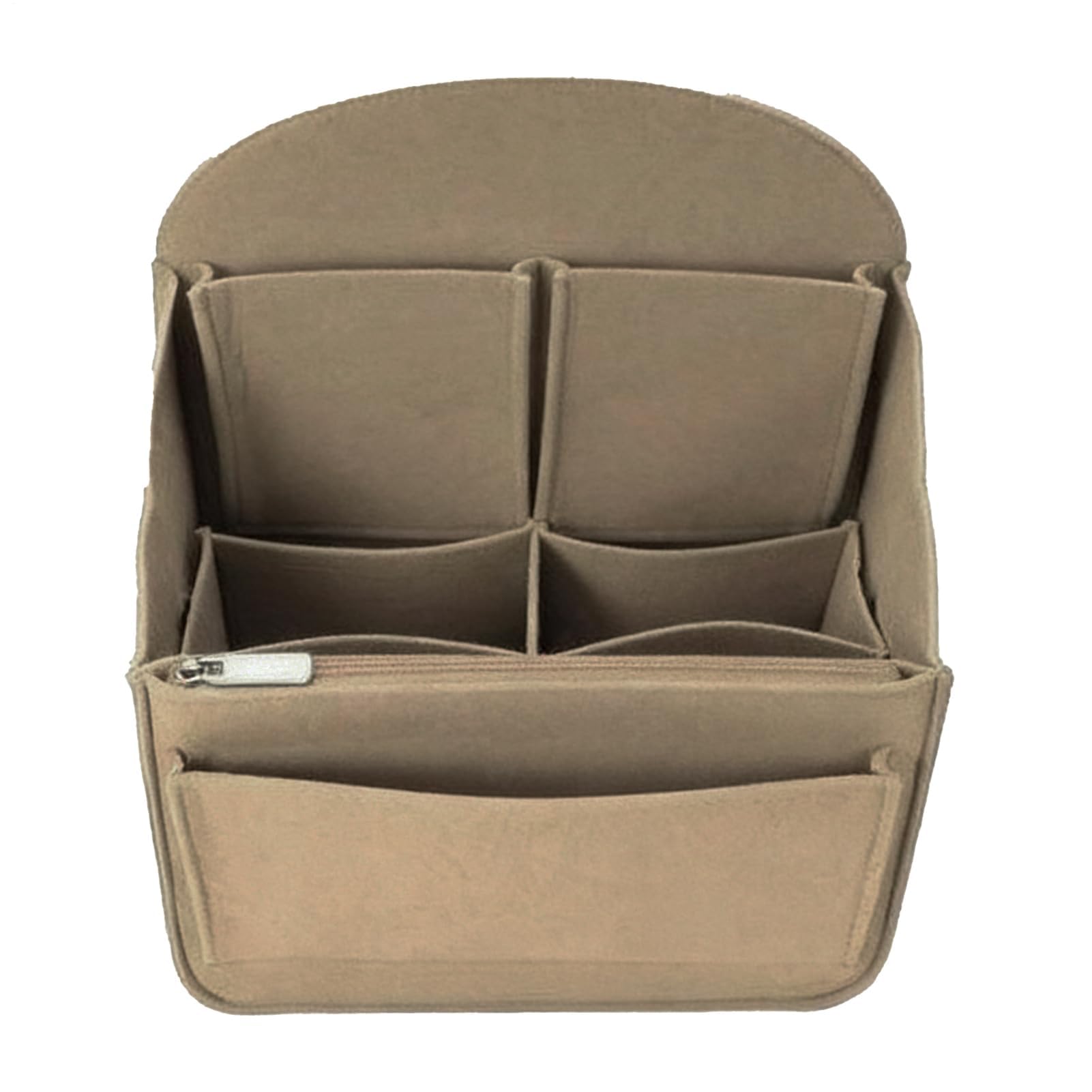 Inserto organizer per borse, adatto a varie borse, piccolo/grande, organizer per zaino in feltro, divisore per borse piccole, facile da trasportare, per campeggio, palestra, viaggi, pendolarismo