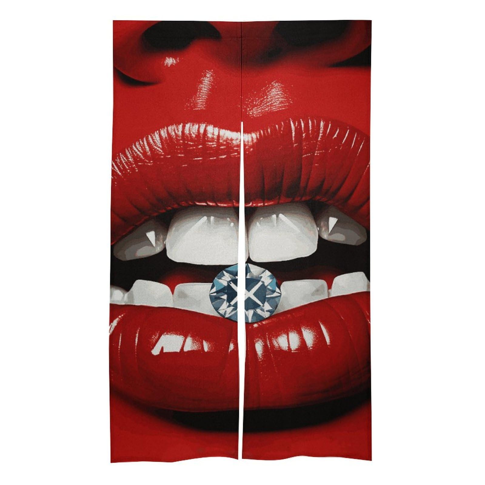 Rideau de porte fendu doux pour masquer un placard ouvert