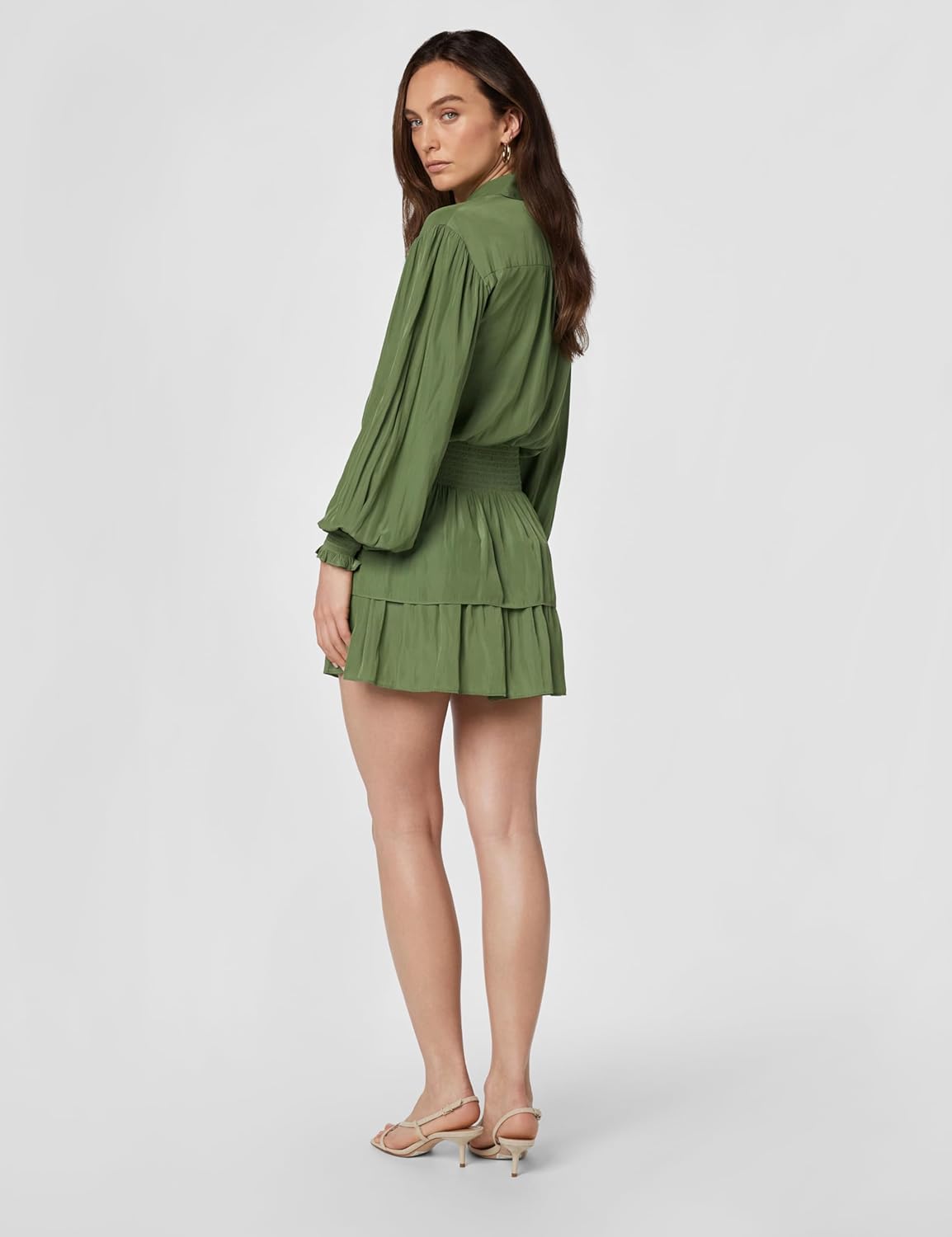Ramy Brook Womens Charlie Button Down Mini Dress - Image 3