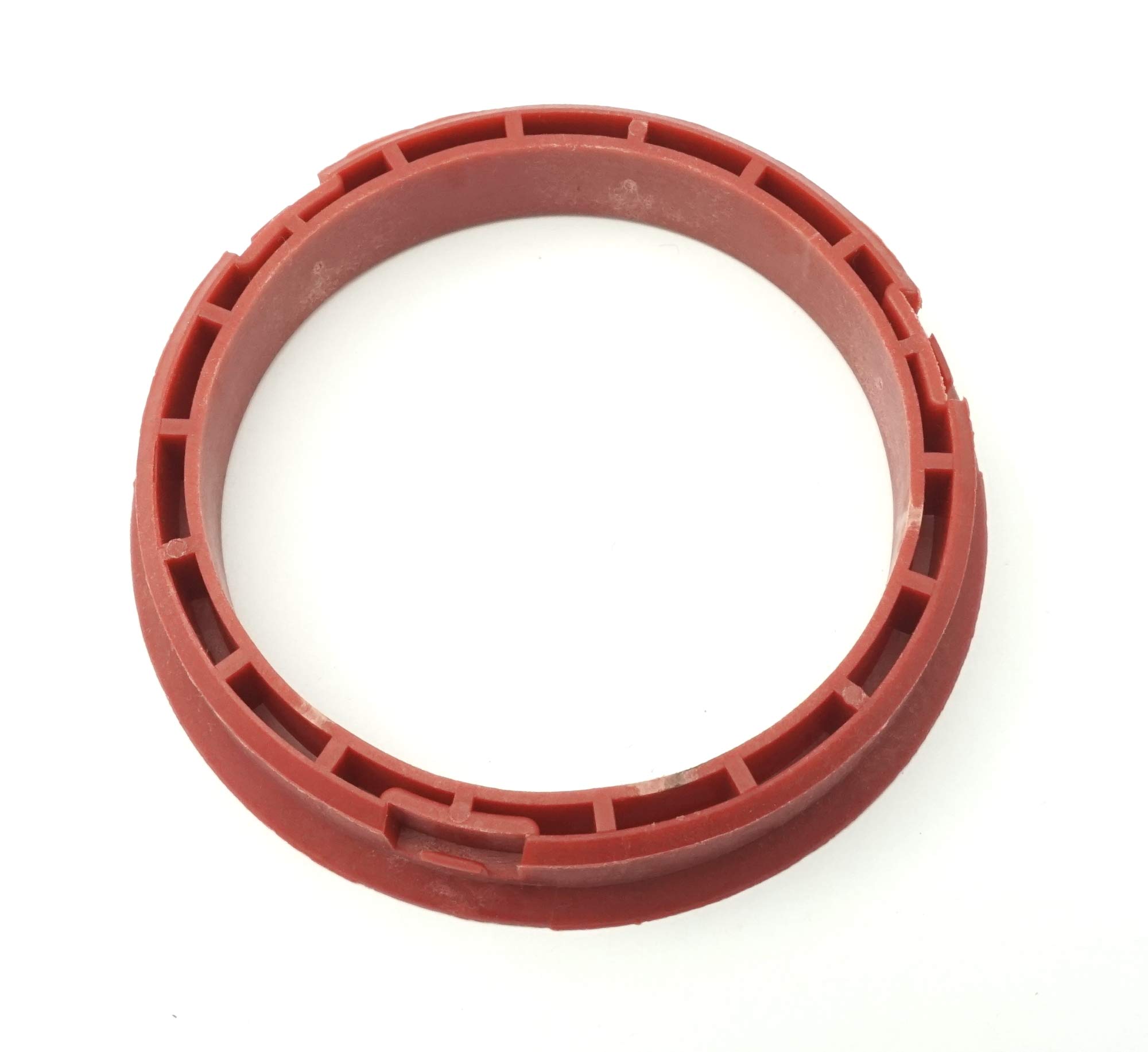 Ronal, 4 anelli di centraggio 68,0 – 57,1/68 su 57,1 rosso, compatibili con VW Audi, Seat Skoda