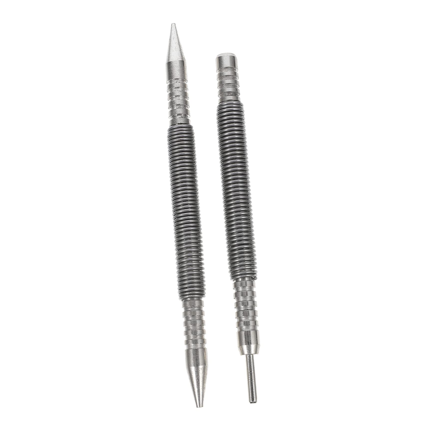 Mikikit Spring Nail Punch Set Nail Setter Punch Tool Kit Multi-function Hammerless