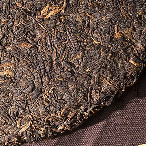 Miniatura 6 de NanJie - Té de 3 años de almacenamiento montura de té marrón pu-er maduro auténtico árbol antiguo té fermentado puer maduro 2015 años molino de