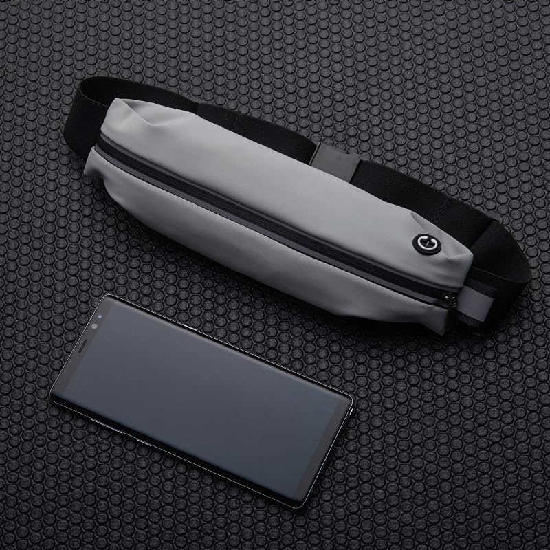Miniatura 3 de Cinturón para correr SILM con bolsillo elástico, resistente al agua, cinturones reflectantes para correr para mujeres y hombres, bolsa esencial para