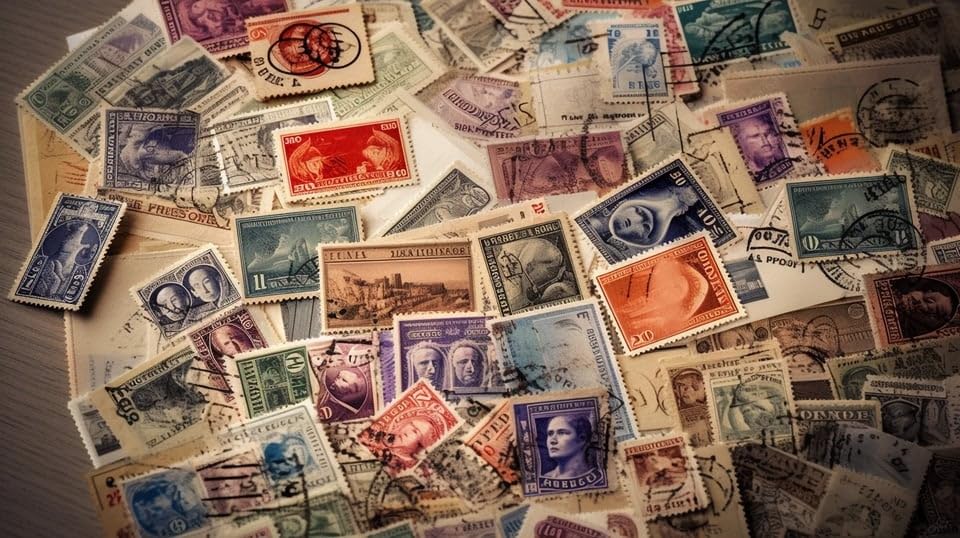 200 International Postage Stamps Collection, Mixed Countries, Collectible Philately Set