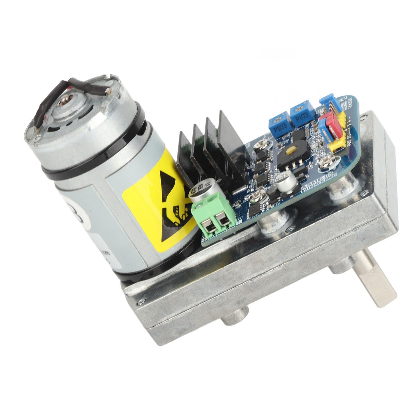 POENVFPO Servomotore Ad Alta Potenza da 12-24 V 180 Kg.cm, Servo Robot con Funzionamento per Sistemi Remoti Futaba JR Hitec