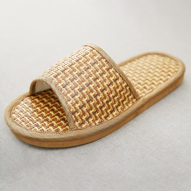 thuizen Men's Tatami Straw Rattan Grass Sandal Slipper2