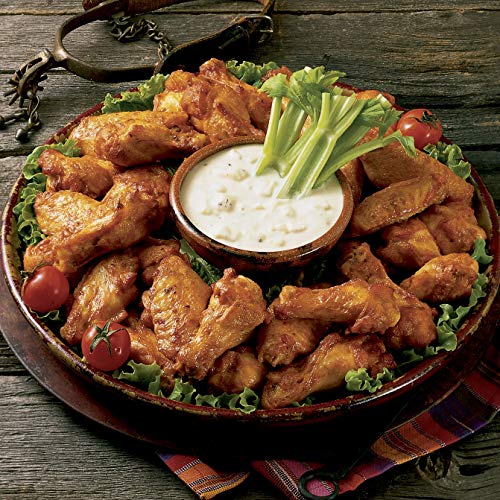 Oven Baked Chicken Wings, Hot 'n Spicy Buffalo and Barbecue Wings 2 1/2