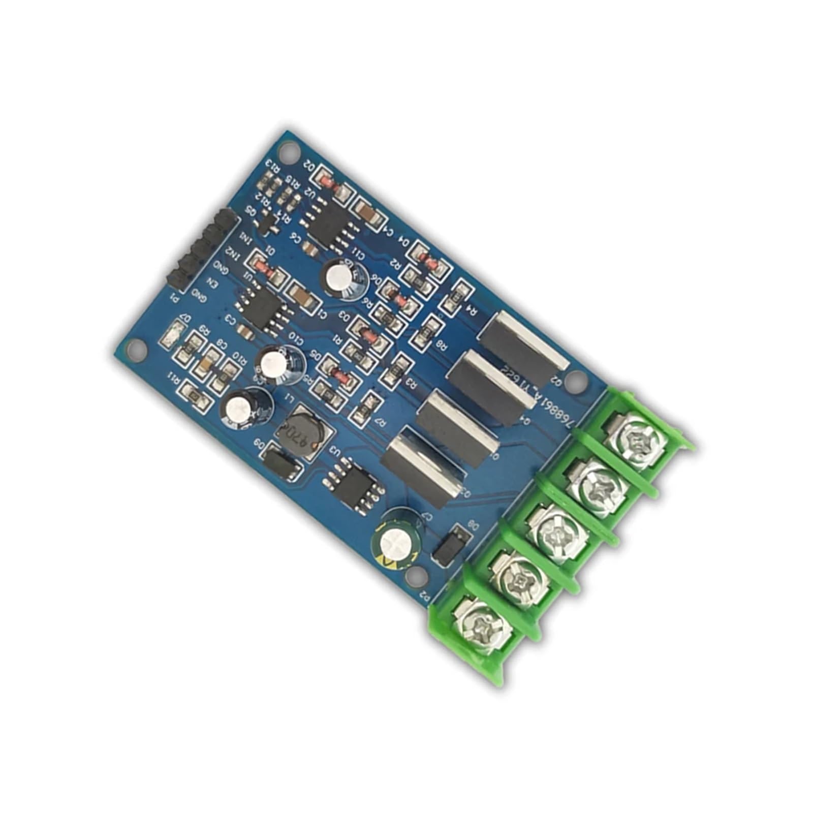 Módulo controlador de motor de puente H de alta potencia 5-30V 170W NMOS con freno adelante y marcha atrás PWM controlador de velocidad del motor de ciclo de trabajo