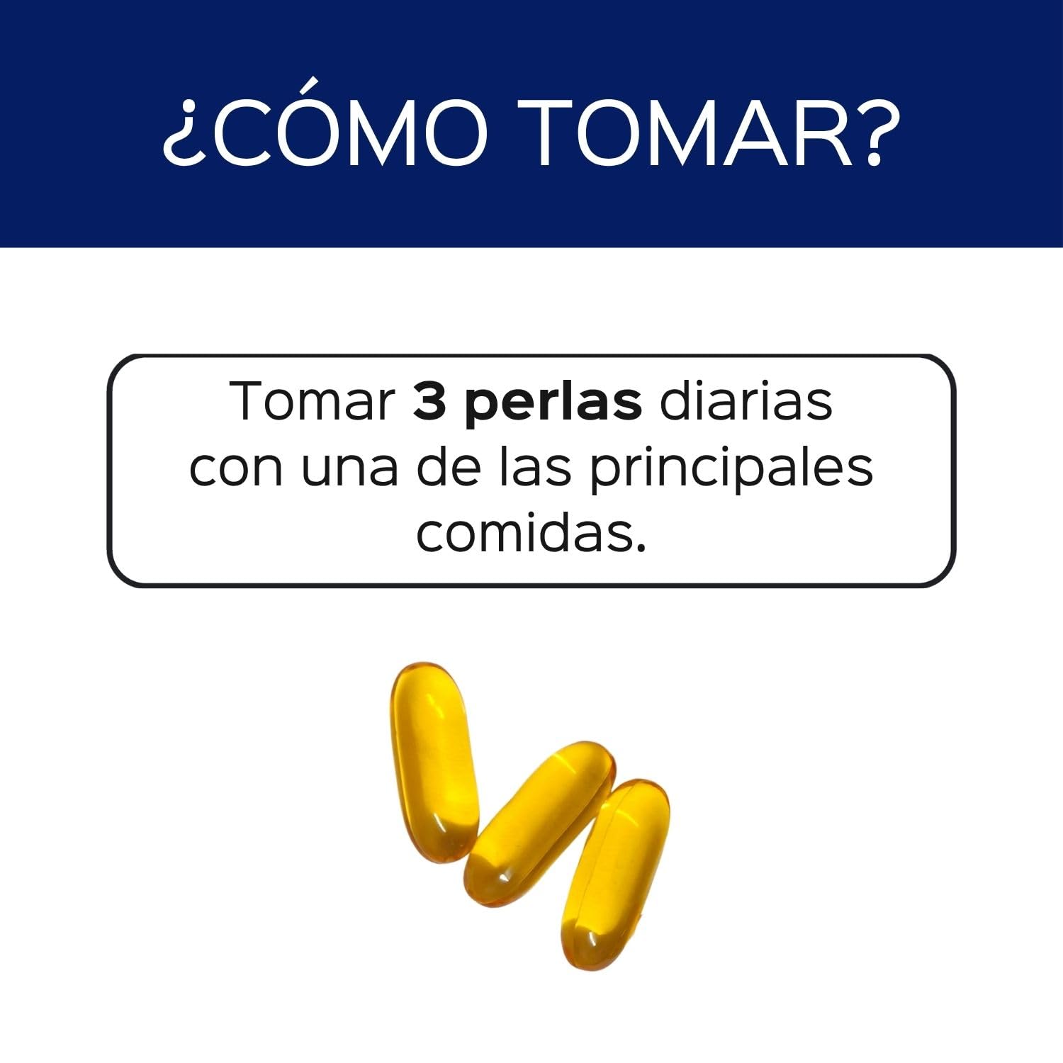 FullGas - Premium Omega 3 - Aceite de pescado omega-3 con sello IFOS (360mg EPA y 240mg DHA por perla) - 90 perlas