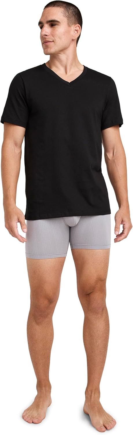 Jockey T-Shirts for Men - V Neck Undershirts, Cotton Men's T-Shirts - 3 Pack - Image 5