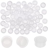 Vista 1 de GORGECRAFT Tapones para salero y pimentero de 1/2 pulgada, 50 unidades, tapones de plástico de repuesto, tapas de botellas reutilizables redondas
