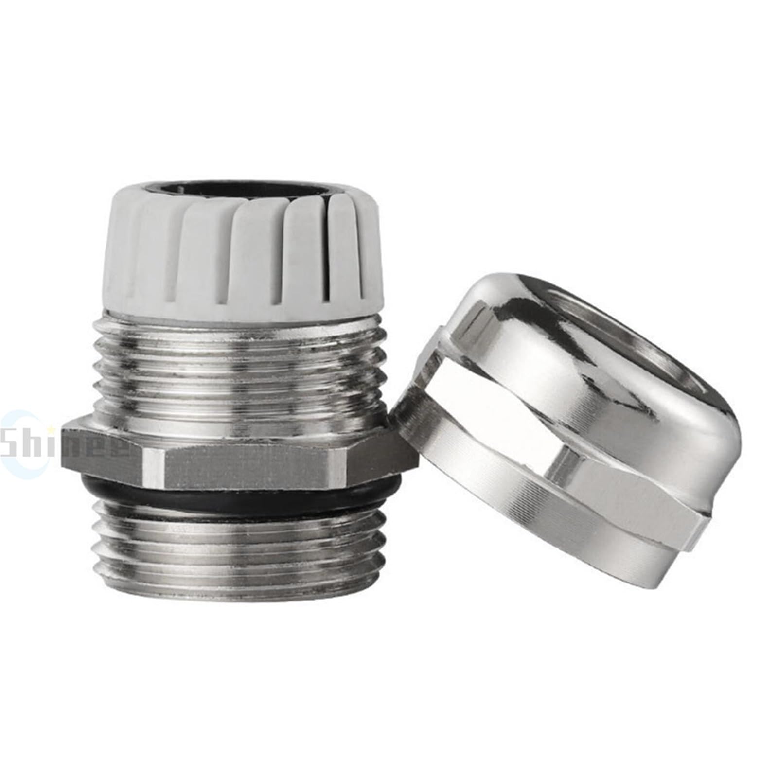 1 Stück wasserdichte Kabelverschraubung aus Edelstahl 304 IP68 PG7 PG9 M12 M16 Metallgelenk PG13.5 M20*1.5 Kabelbefestigung (PG7 fit 3-6,5mm)
