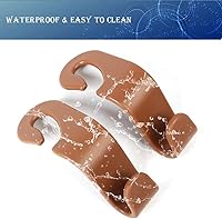 Vista 4 de Gancho universal para reposacabezas de automóvil para bolsos y bolsas, 4 unidades, gancho universal para reposacabezas de vehículo, organizador