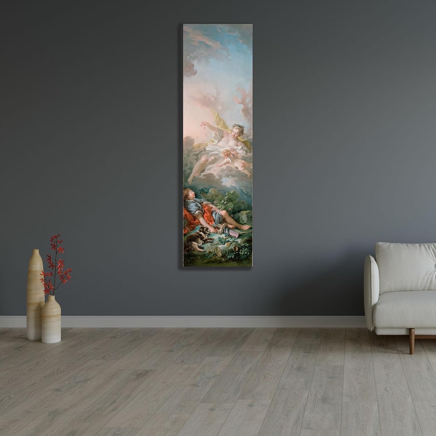 ArtDirect Aurora and Cephalus (1769) Custom Framed Art Print Giclee Print or Canvas Options with Various Sizes and Customization by François Boucher