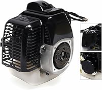 Vista 2 de CNCEST Motor de arranque de 2 tiempos de 49 CC y tanque de combustible para motocicleta de bolsillo de gasolina, motor de repuesto para mini