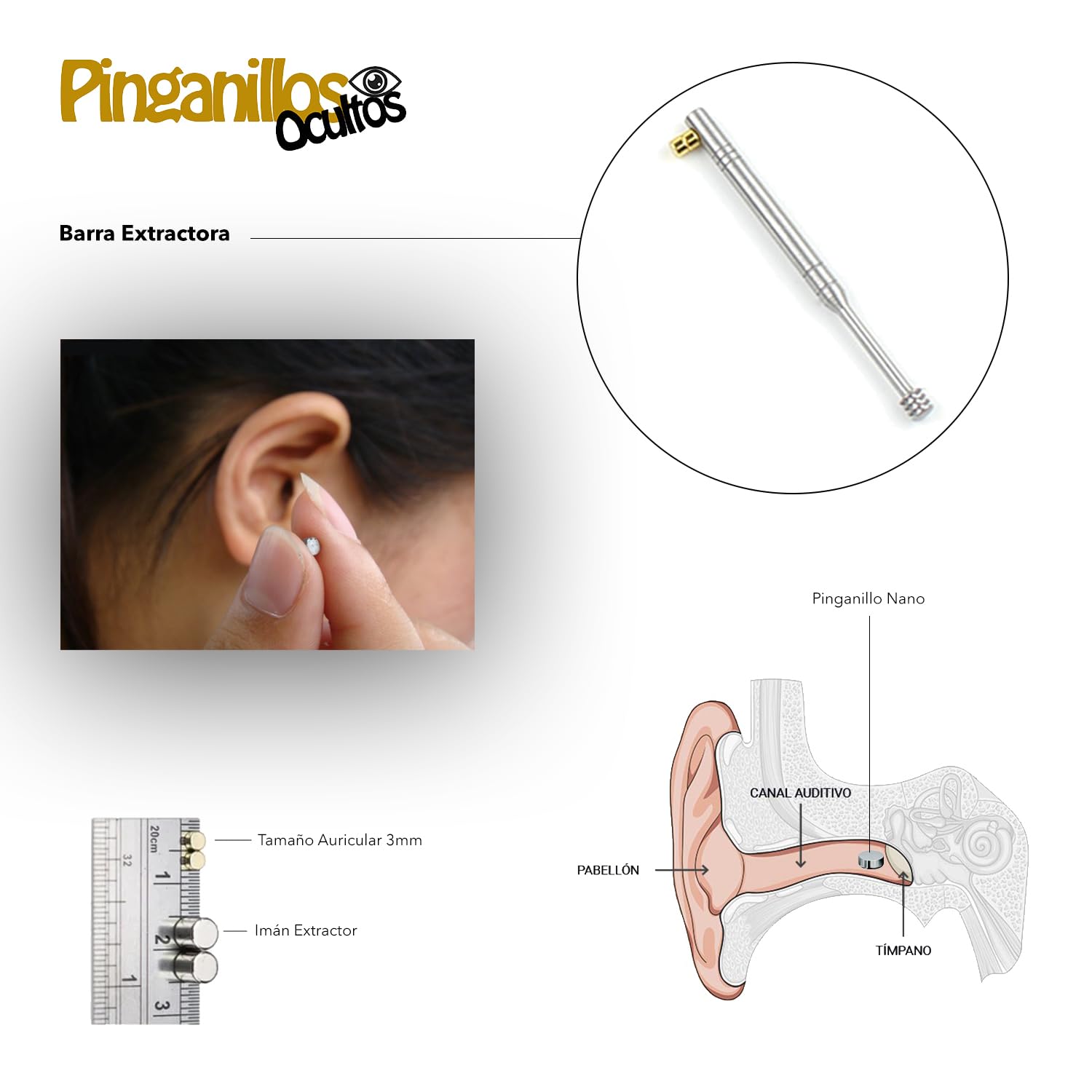 Auricular Invisible Micspy + Micrófono espía Mini gsm sin Cables