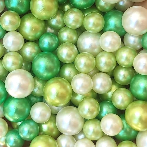 Miniatura 1 de 140 perlas para relleno de jarrón, cuentas de maquillaje para jarrón, cuentas de maquillaje para soporte de pinceles, cuentas redondas de perlas