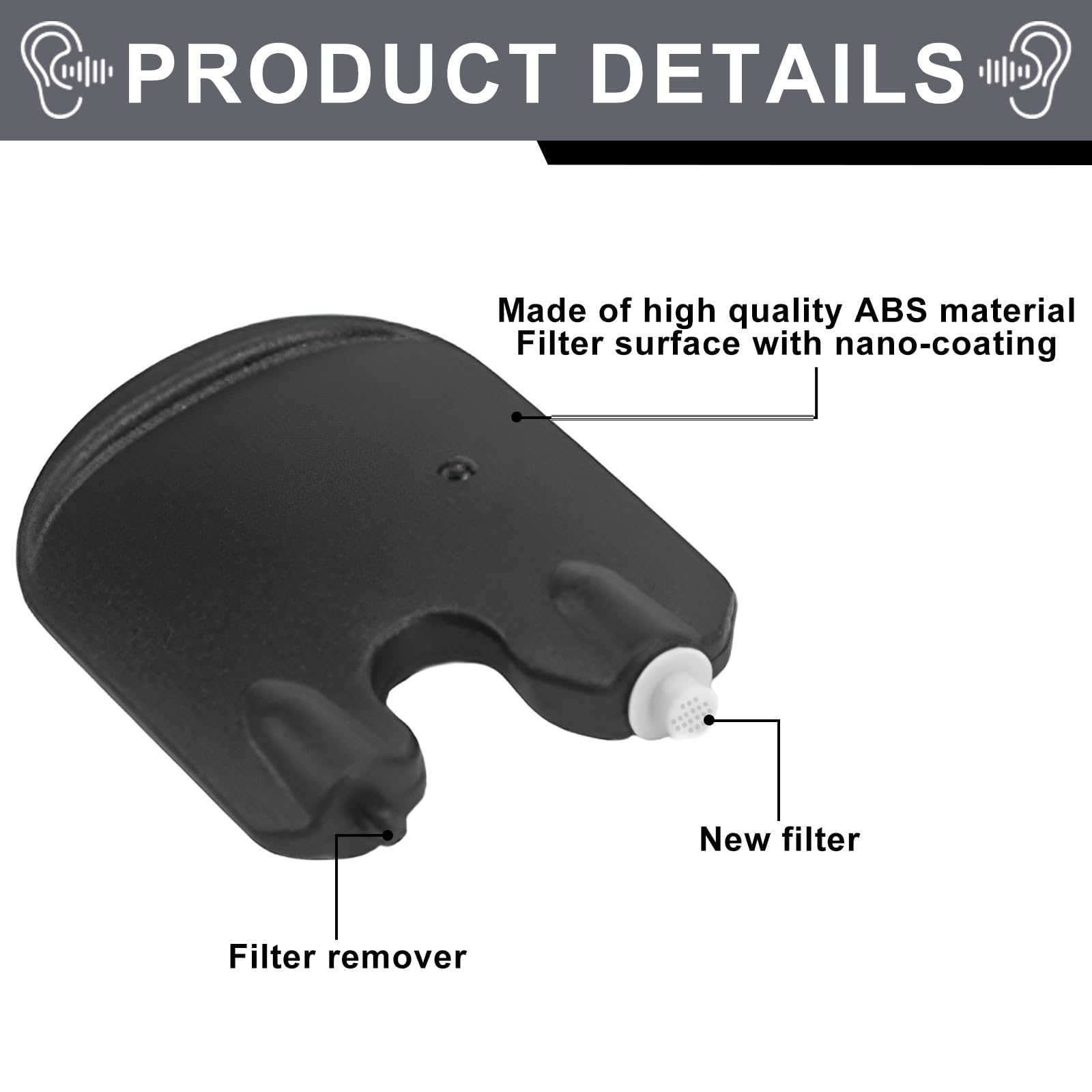 Filtros de audífonos para Oticon Prowax Minifit (5 paquetes/30 filtros) Filtros de cerumen para audífonos para Bernafon y Auditio 6 filtros por paquete | Filtro Cerumen para audífonos para audífonos Accesorios para audífonos Bernafon y Auditio 6 filtros p