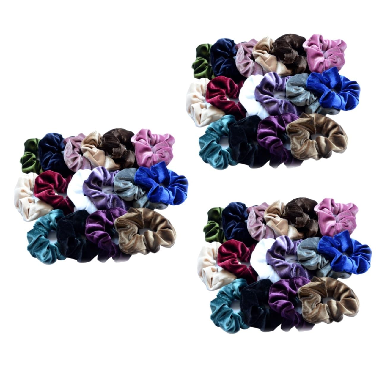 Didiseaon 48piezas Coleteros De Satén Para Mujeres y Scrunchies Elásticos Para Tipo De Cabello Accesorios Para Peinados y Especiales