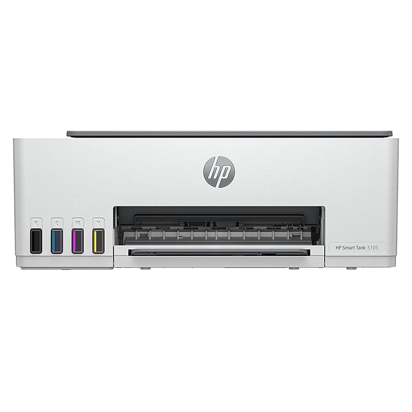 Immagine del prodotto HP Smart Tank 5105 1F3Y3A, Stampante Multifunzione A4 con serbatoio di inchiostro ad alto volume di stampa, stampa fronte/retro manuale, scansione, copia, 22 ppm, USB, Wi-Fi, HP Smart, Bianca
