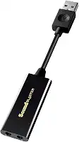 Creative Labs Sound Blaster Play! 3 adaptadores de som USB externos para Windows e Mac. Plug and Play (sem necessidade de drivers). Atualize para reprodução de 24 bits e 96 Khz