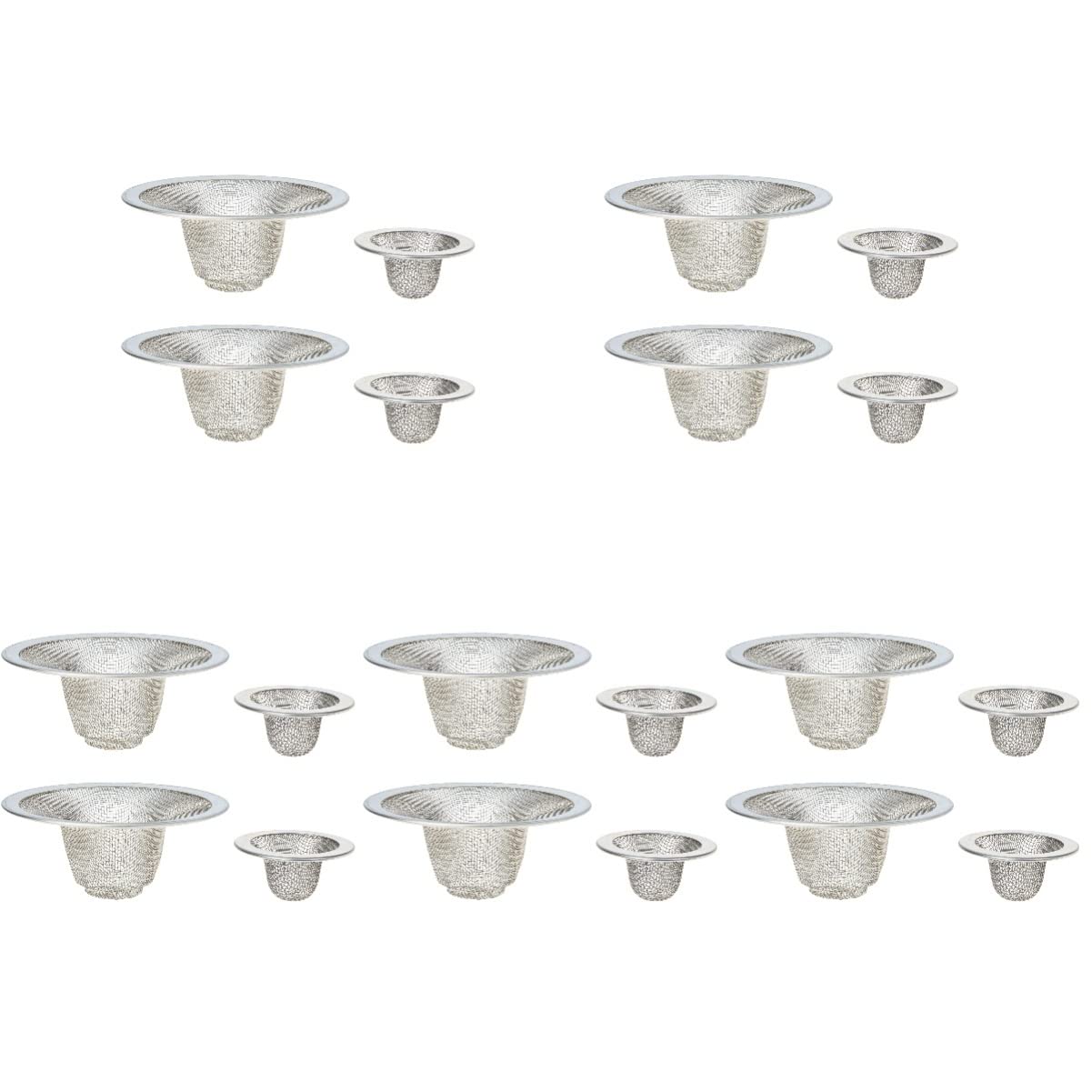 Alipis 5er-Set Wannennetz Zum Abtropfen Von Badezimmer-haarfängern Abflusssieb Leicht Zu Reinigen Schmutzabweisend Passend Für 2-3/4-zoll-abflüsse 4 Stück X 5