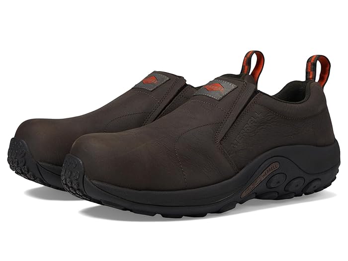 Men's Merrell Work Jungle Moc Leather Composite Toe | Zappos.com