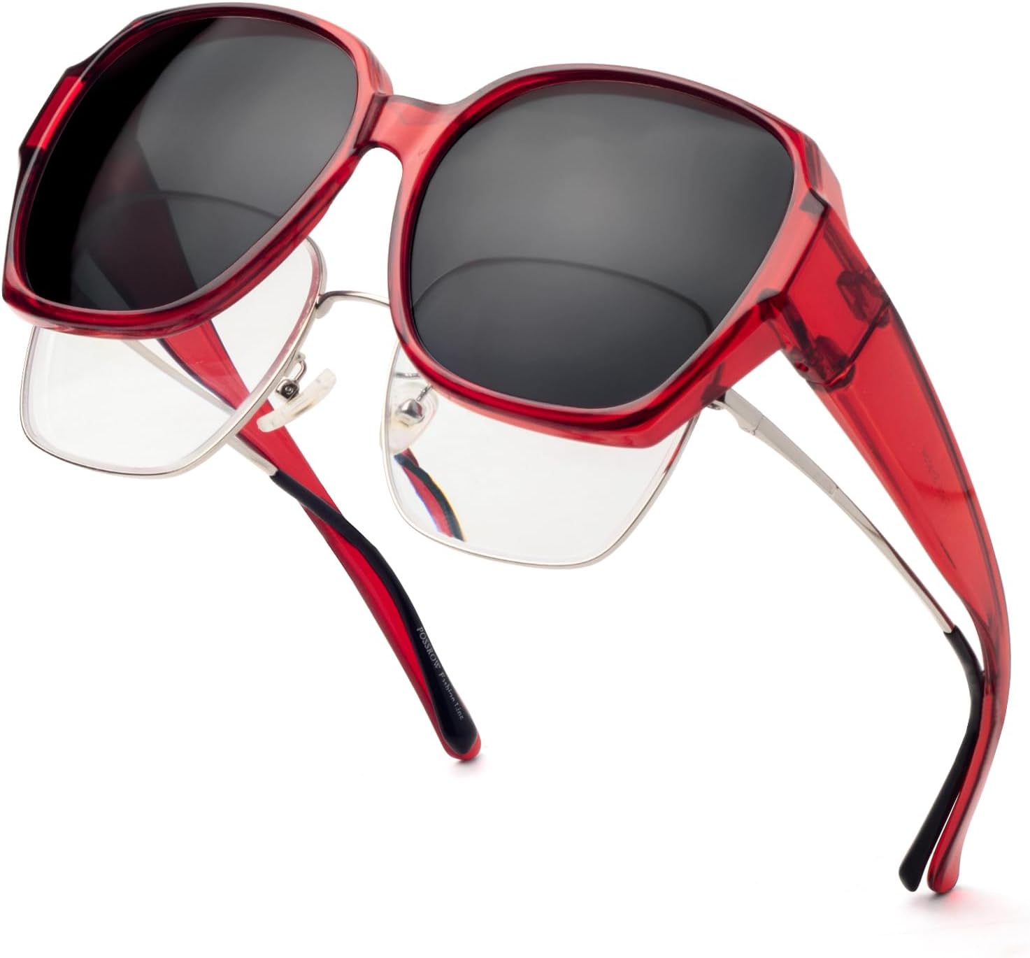 Face Shadow Over Glasses Sunglasses for Women Polarized UV Protection, Fit Over Prescription Glasses Sunglasses Lightweight