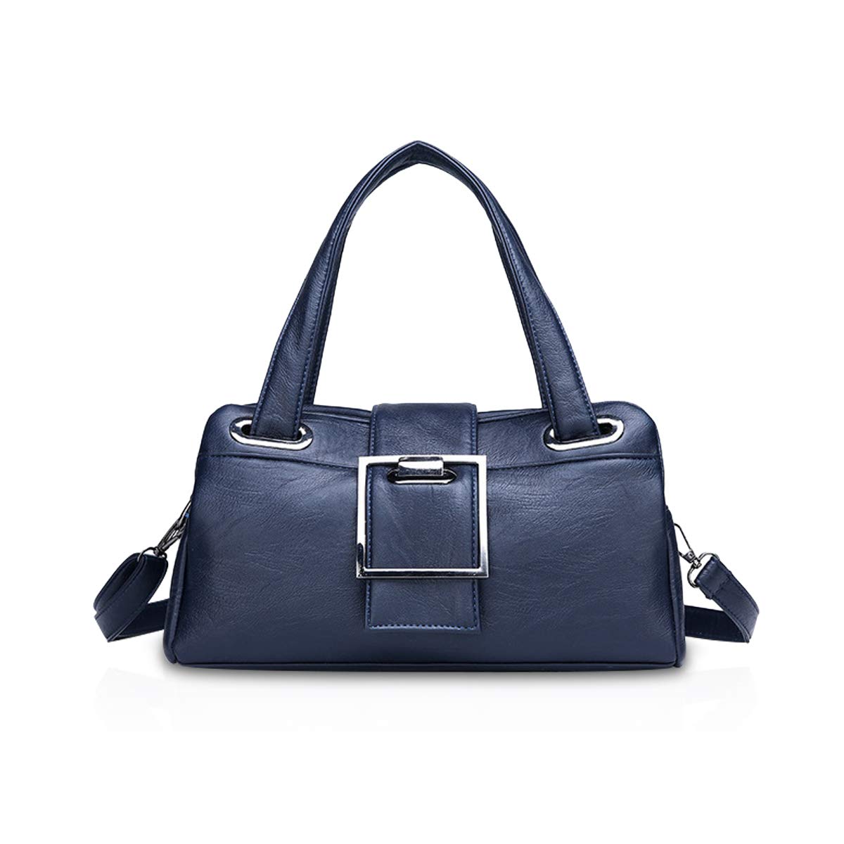 KANBUN Borse a Mano da Donna Borse a Mano da Donna Borse a Tracolla da Donna Borsa retrò da Donna in Pelle PU Grigia Quality Goods