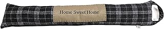 Fabric Under Door Draft Stopper Weighted Air Draft Stopper Blocker for Door and Window, Decorative Wind Stopper with Hanging Rope, 32.7inch Wind Dust and Heat Preventer Durable