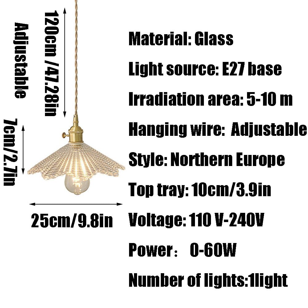 Szklana lampa wisząca w stylu nordyckim minimalistycznym, lampa wisząca do montażu podtynkowego na śrubę, żyrandol sufitowy z pojedynczą głowicą, balkon w sypialni, salon Decorat oprawy oświetleniowe