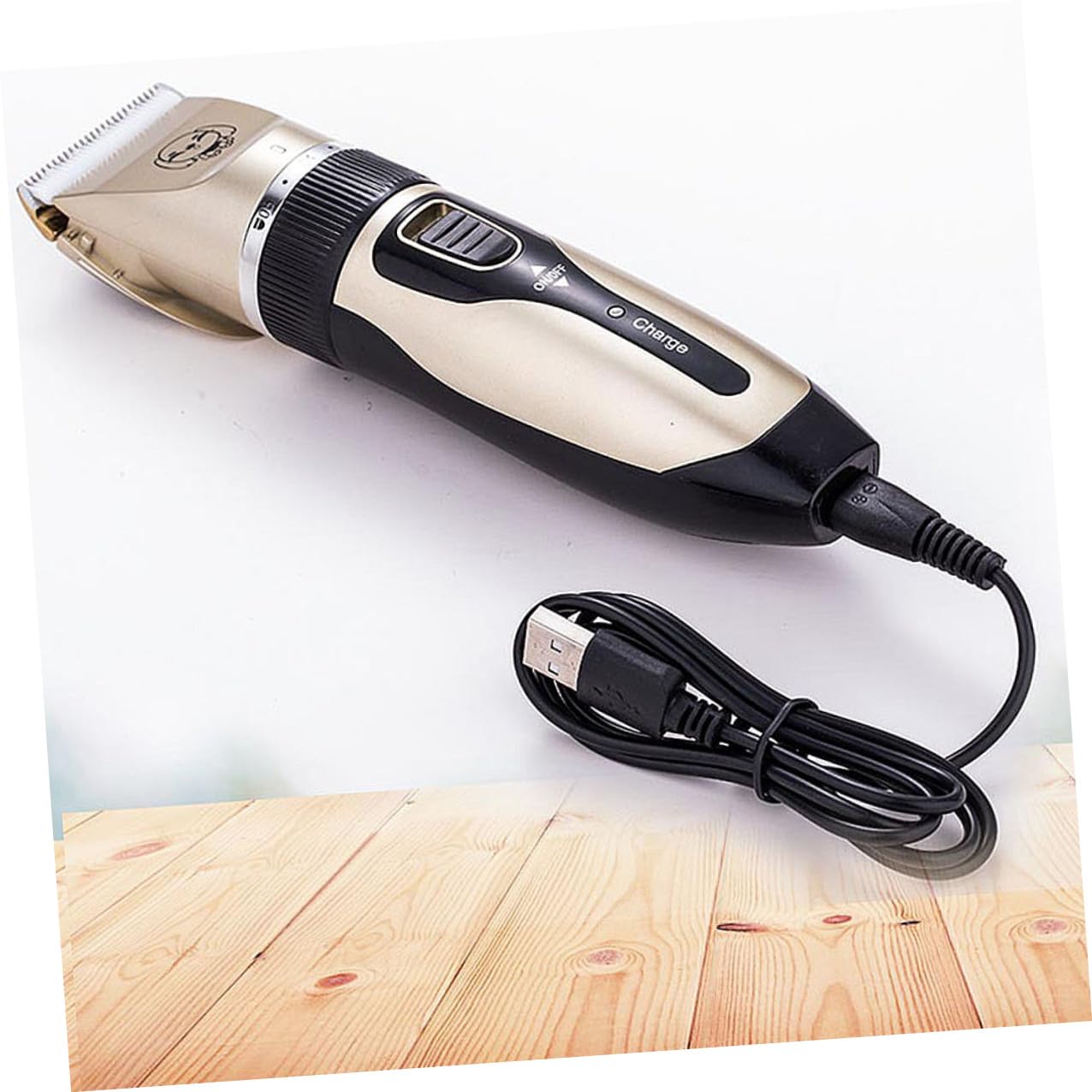 GALPADA Recortadora de Pelo para Perros y Mascotas con Corte Delicado, sin Ruido de Trabajo, Batería de 1200 Mah, Material Abs y Cerámica para Aseo Profesional en Casa