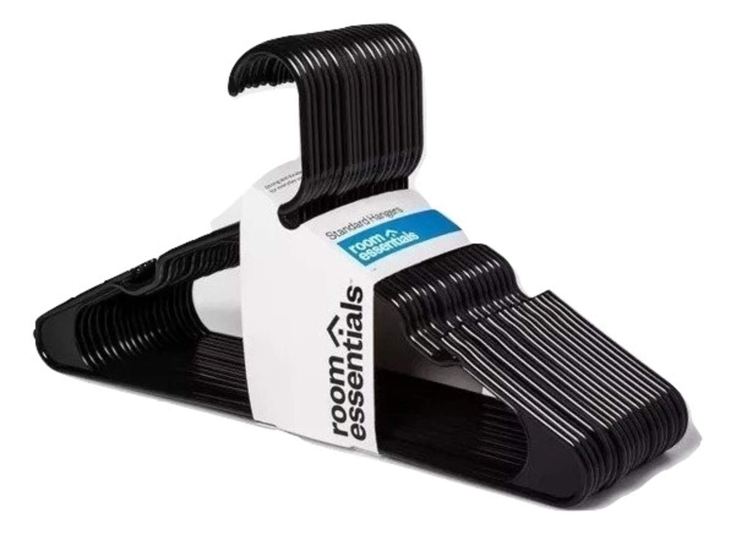 Room Essentials 18-Pack Hangers (Black)