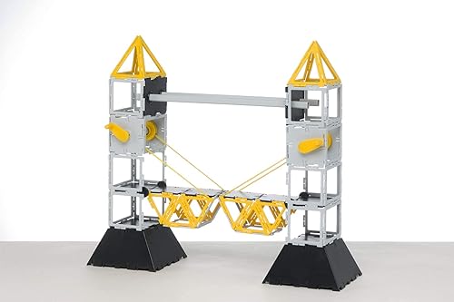 Miniatura 7 de Polydron Juego de puentes para niños, juguete educativo de construcción, multicolor, kit de construcción creativa para niños de 9 años en adelante,