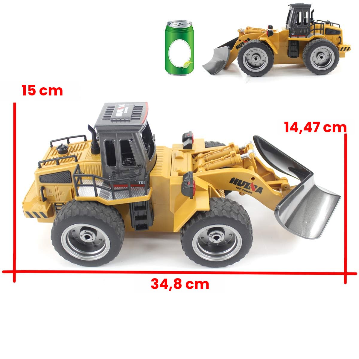fisca Camion RC 6 Ch 2,4G en alliage télécommandé camion à benne basculante 4 roues motrices véhicule de construction minier jouet modèle de machine avec lumière LED fisca Camion RC 6 Ch 2,4G en alliage télécommandé camion à benne basculante 4 roues motrices véhicule de construction minier jouet modèle de machine avec lumière LED