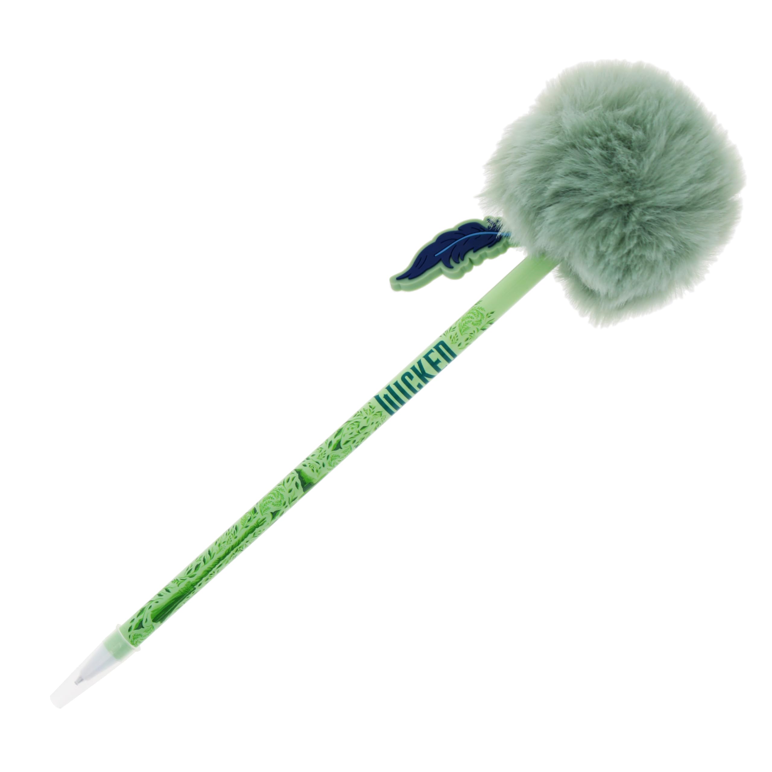 Blueprint Collections Wicked Pom Pom Pen | Single Design Sent at Random | Fluffy Ballpoint Pen | Fun Wicked Stationery & Gifts