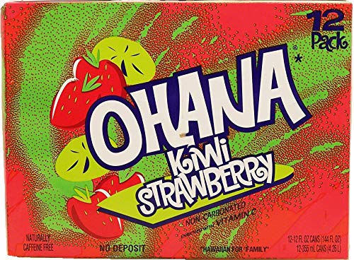 Faygo Ohana Kiwi Strawberry Flavored Drink, Contains No Juice, 12-Fl. Oz. Cans 12-Pack Suitcase #TOP22