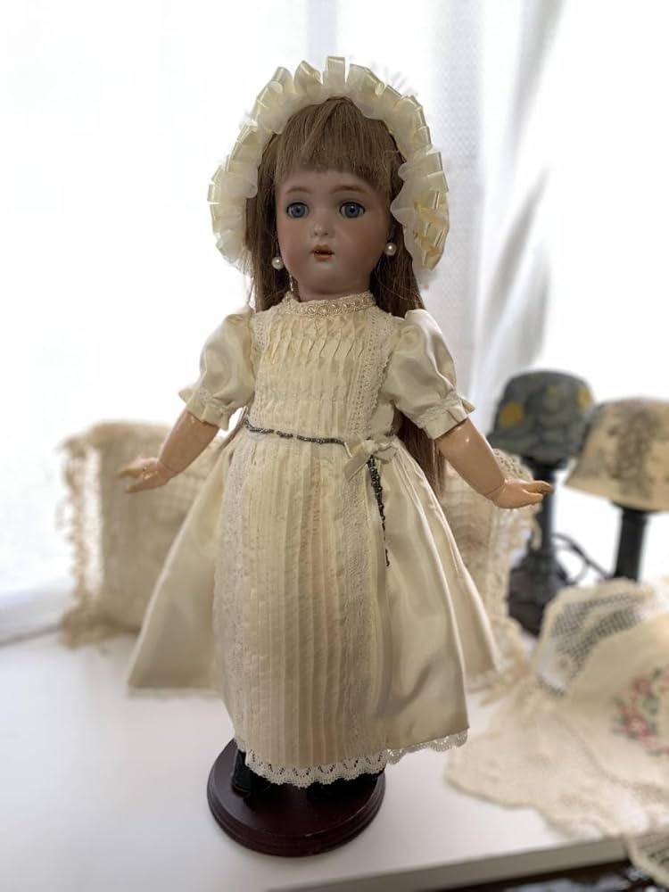 Amazon.co.jp: ふんわり爽やかなお嬢様のドレスとボンネット43cm