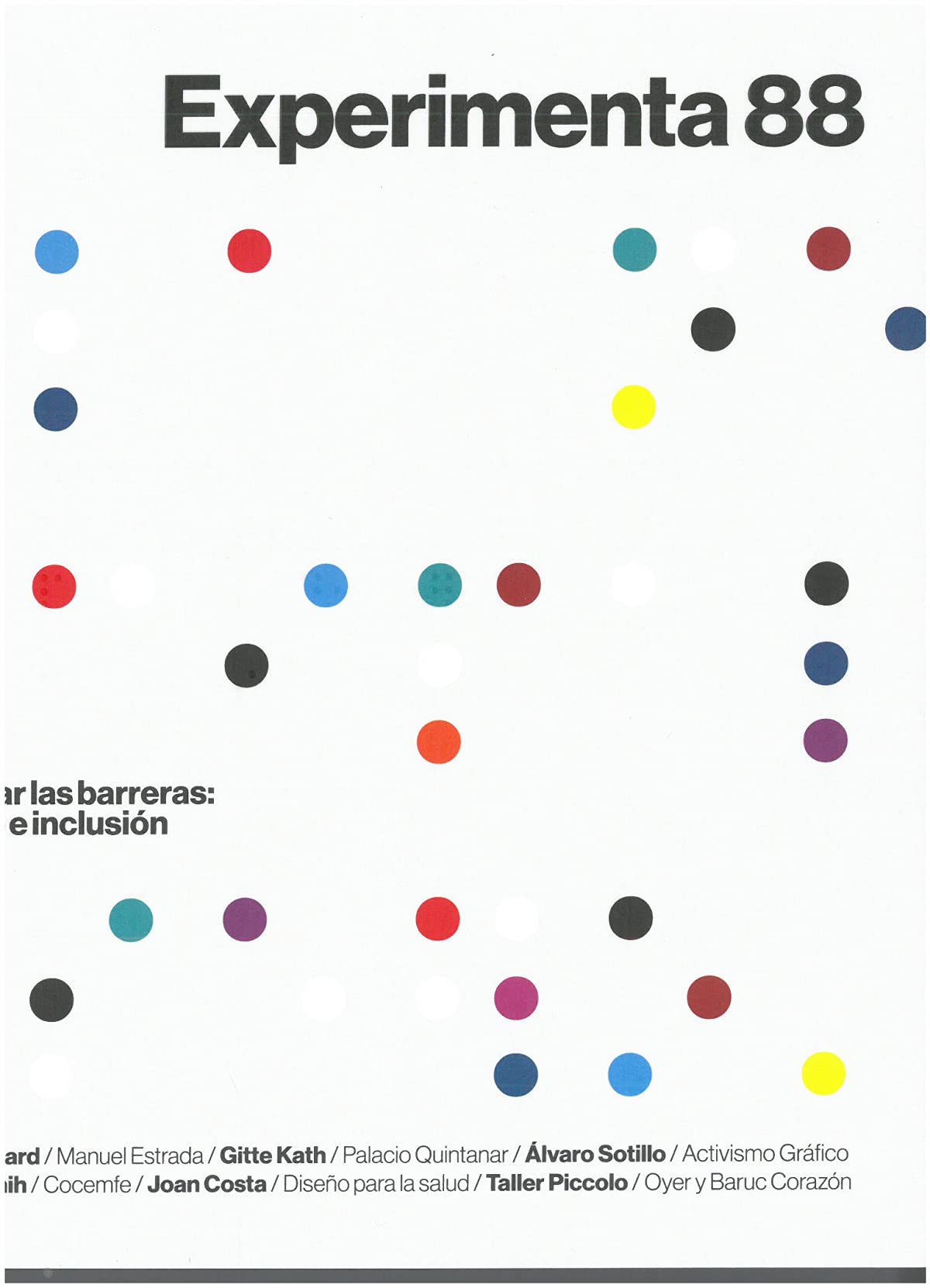Experimenta 88 : design et inclusion, le livre pour l'architecture inclusive