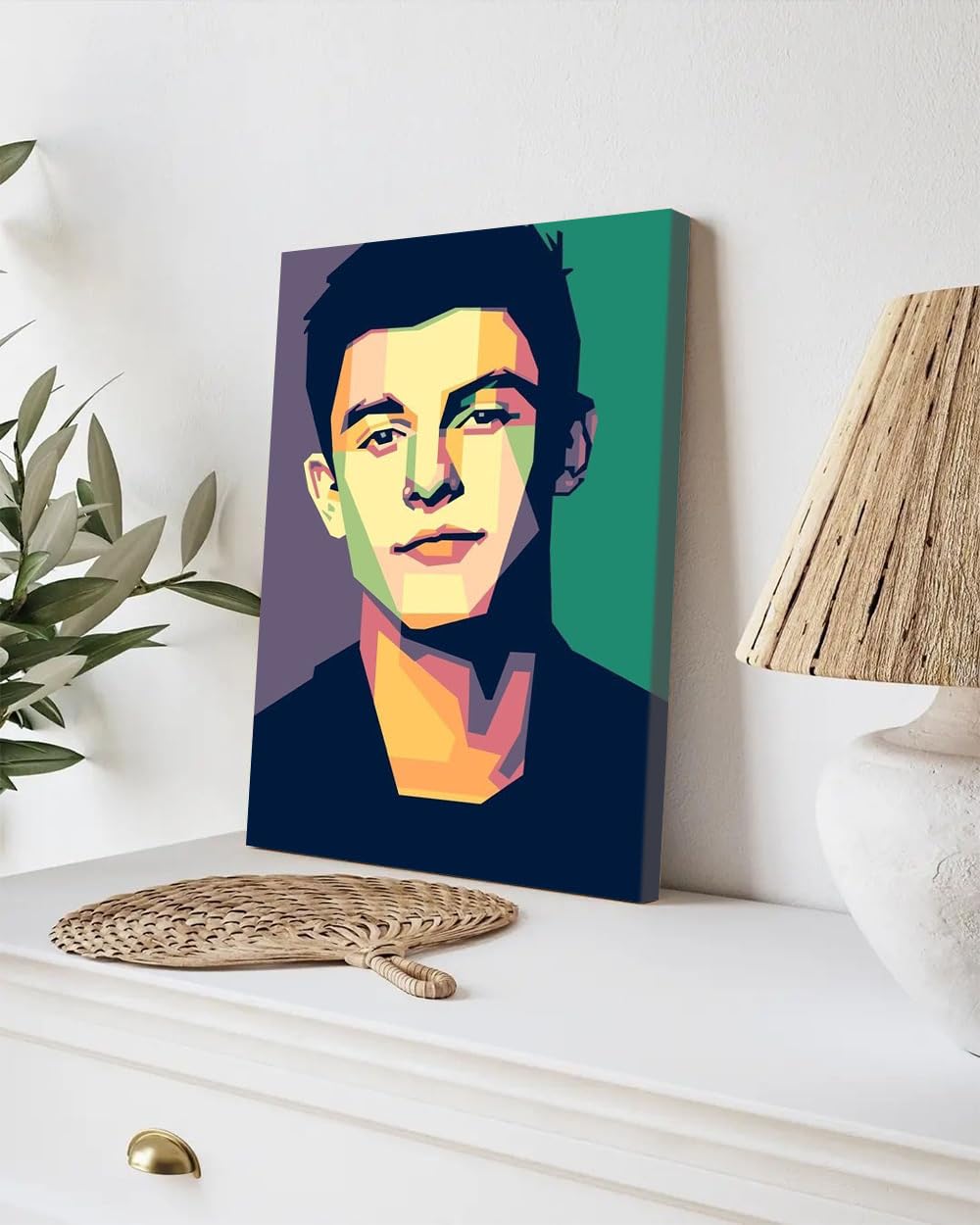 GADGETS WRAP Canvas Gallery Wrap Framed for Home Office Studio Living Room Decoration (9x11inch) - Shawn Mendes Canadian Singer
