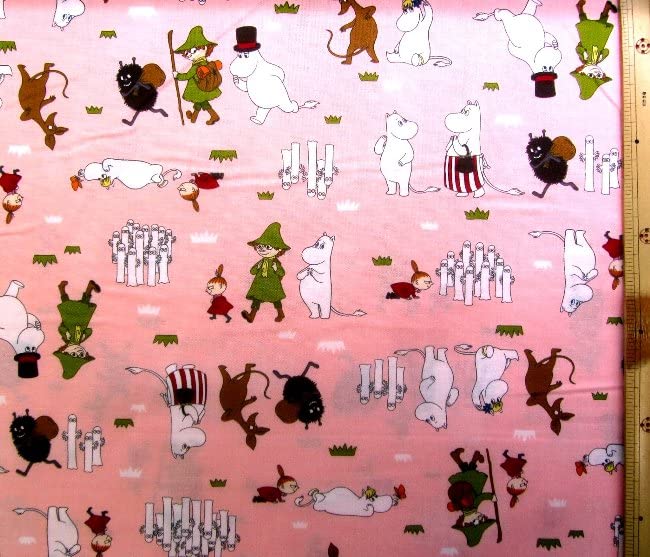 Amazon | ＜ 40cm単位で販売 ＞ キャラクター 生地 布 ムーミン