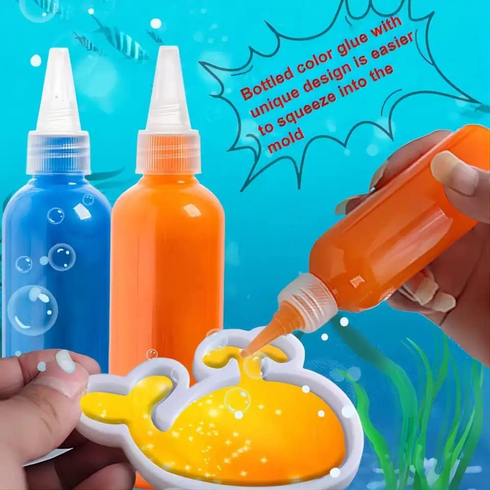 DD Retails Magic Water Elf Toy Kit || 3D Handmade Water Toy || Aqua Fairy Toy Set for Kids || Creative 3D Handmade Magic Gels Toys (Pack of 1) 2