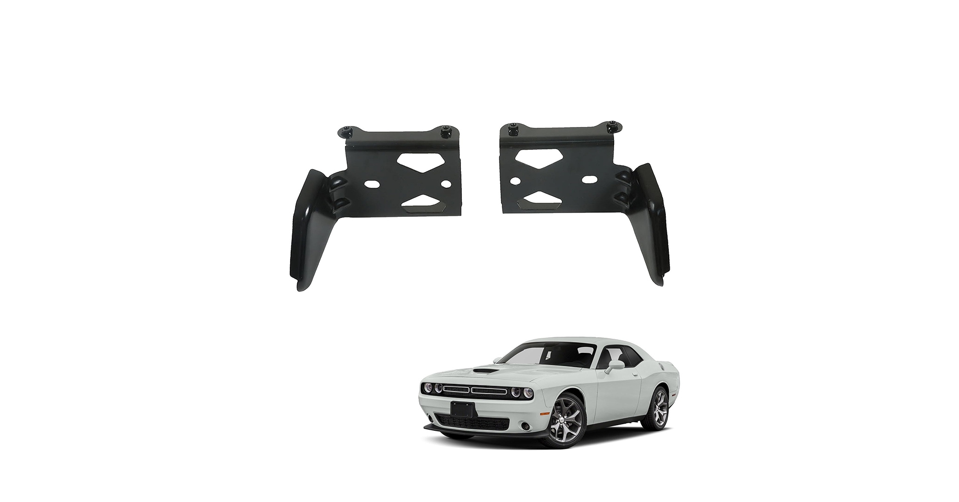 Amazon.com: munirater Front Bumper Bracket Black Left and