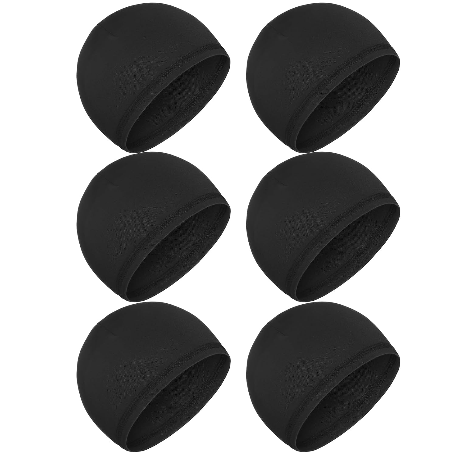 Boao 6 Pieces Cooling Skull Caps Helmet Hard Hat Liner Sweat Wicking Running Beanie Cycling for Men Women