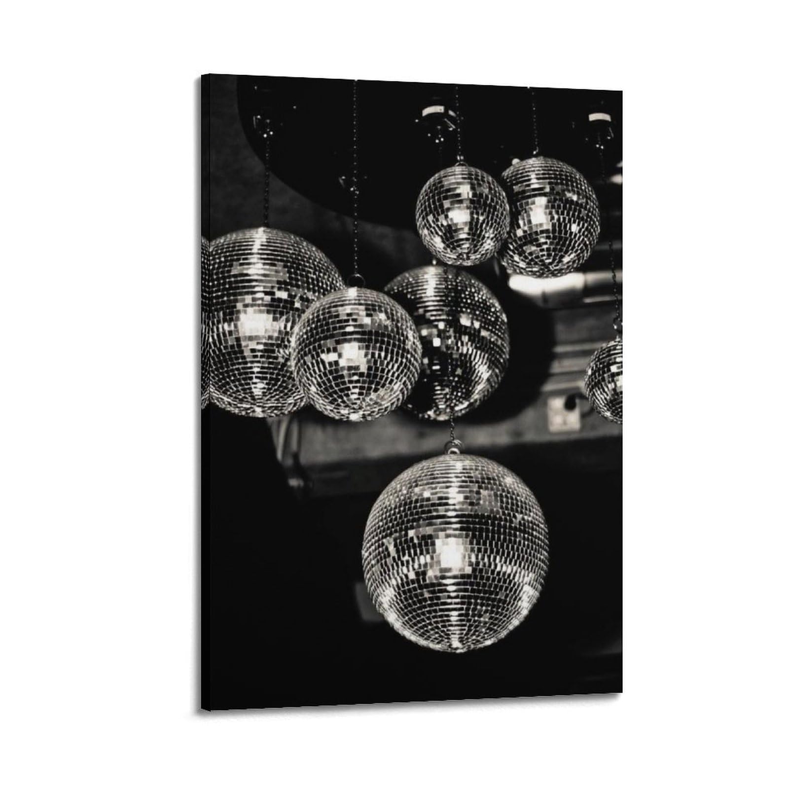 YiXong Kula dyskotekowa vintage bar światła plakat dekoracyjny obraz płótno plakaty ścienne i druk artystyczny obraz nowoczesny rodzinny sypialnia dekoracje plakaty 24 x 36 cali (60 x 90 cm)