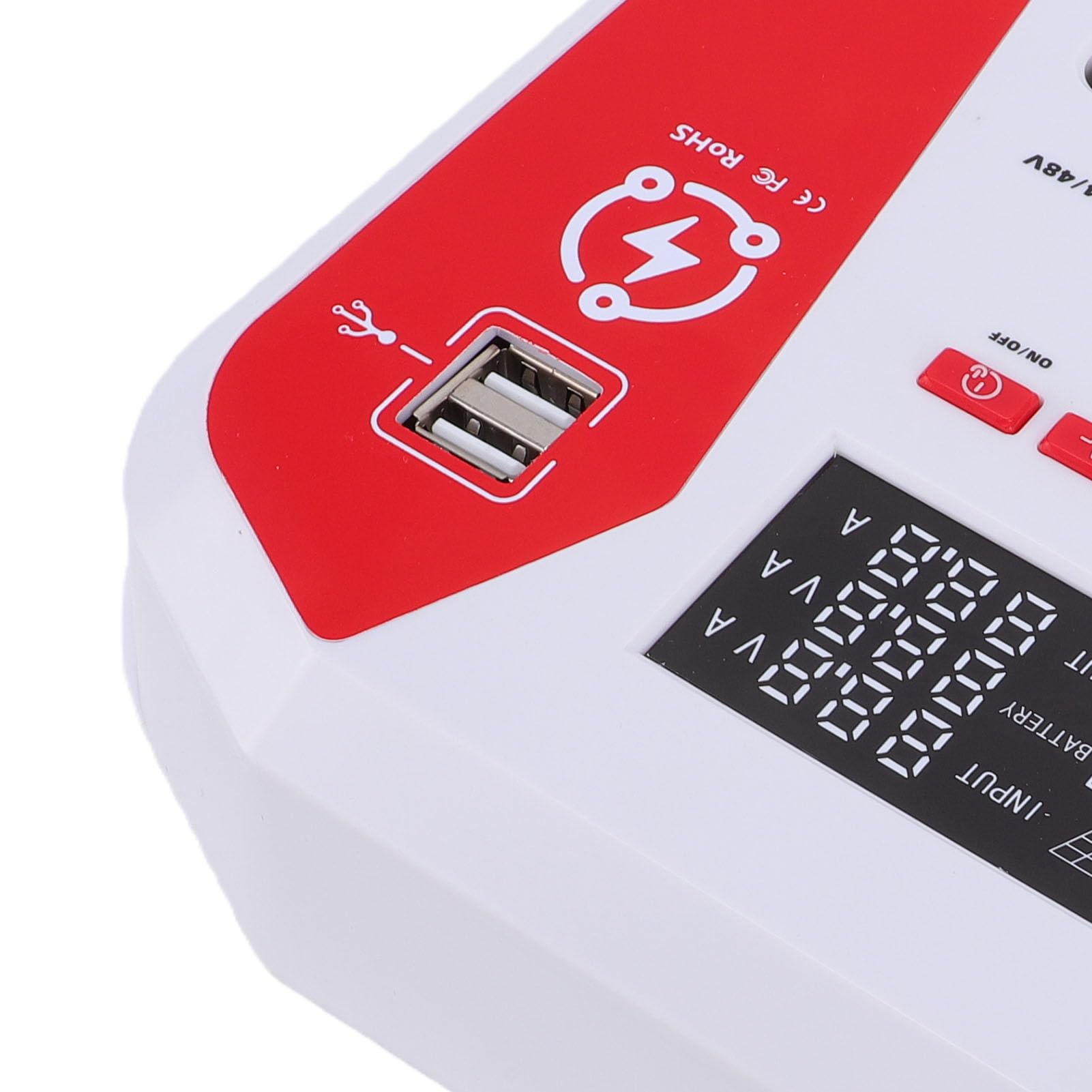 Asixxsix Regolatore di Carica Solare 100A, Display LCD con Rilevamento Automatico 12V 24V 36V 48V con Ricarica USB a 4 Porte, con Batterie Al Litio Gel AGM e Al Piombo