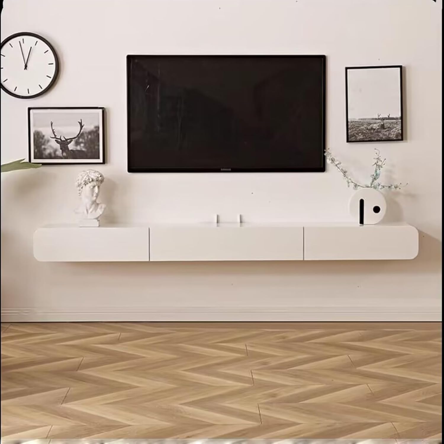 Amazon｜テレビ ローボード テレビフローティングシェルフ フローティングテレビ台 テレビ台 壁掛け式、120/160cm