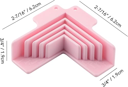 Vista 25 de 3 unidades/juegos de guía de portada de libros, herramienta de encuadernación de metal de acero inoxidable 5 en 1 para hacer cubiertas con Guía